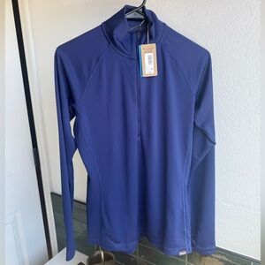 Patagonia Capilene Midweight Zip. NWT. Size Medium. Sound Blue.